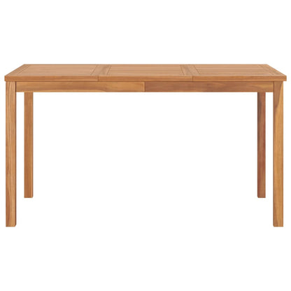 5-Delige Tuinset Massief Teakhout 4x Fauteuil + Tafel