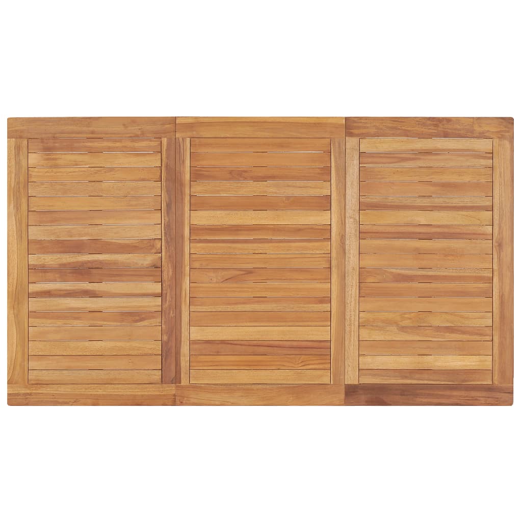 5-Delige Tuinset Massief Teakhout 4x Fauteuil + Tafel
