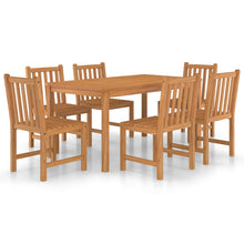 7-Delige Tuinset Massief Teakhout 6x stoel + Tafel