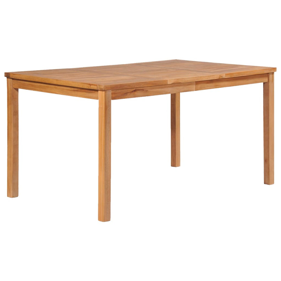 5-Delige Tuinset Massief Teakhout 4x Fauteuil + Tafel