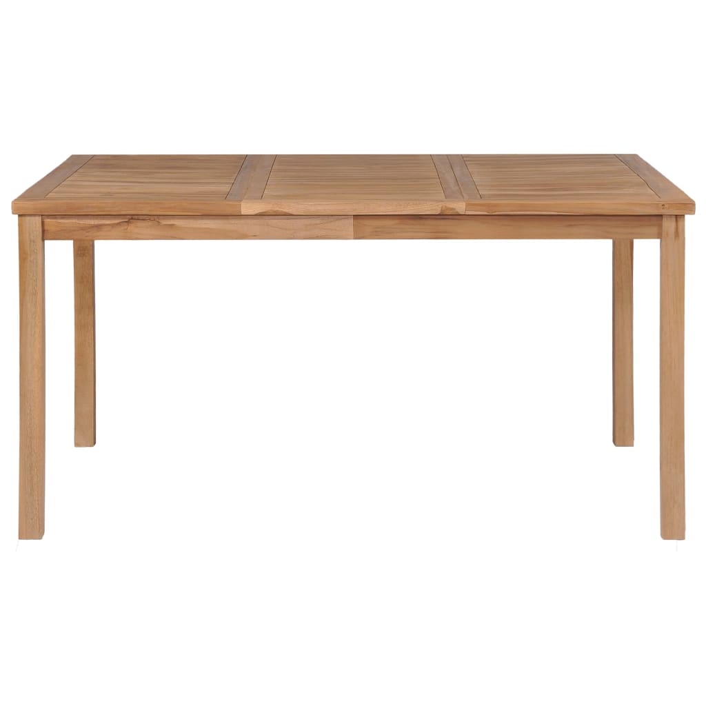 5-Delige Tuinset Massief Teakhout 4x Fauteuil + Tafel