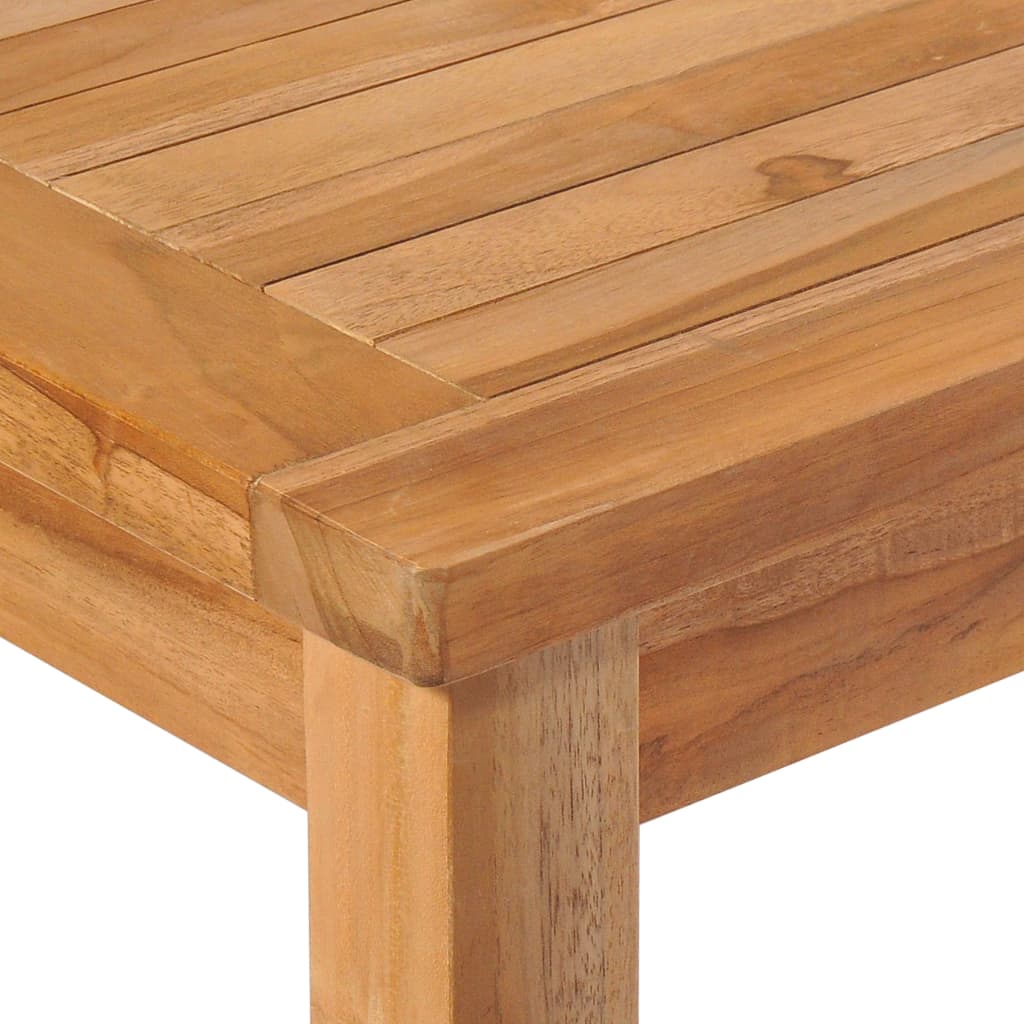 5-Delige Tuinset Massief Teakhout 4x Fauteuil + Tafel