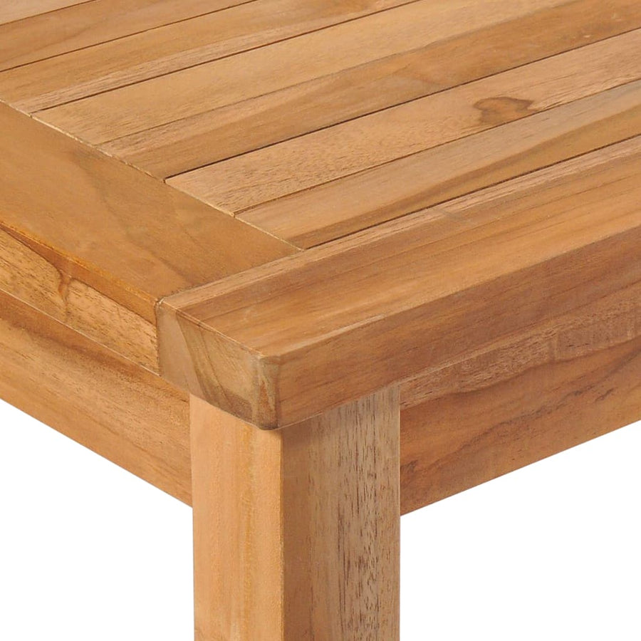 5-Delige Tuinset Massief Teakhout 4x Fauteuil + Tafel