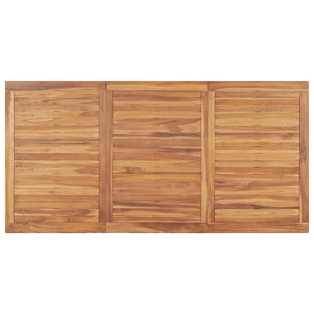 5-Delige Tuinset Massief Teakhout 4x Fauteuil + Tafel