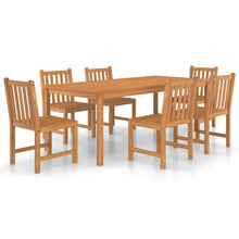 7-Delige Tuinset Massief Teakhout 6x stoel + Tafel