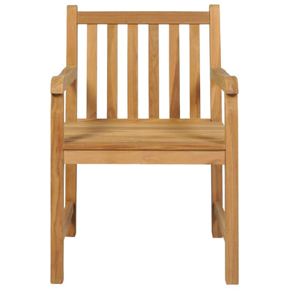 7-Delige Tuinset Massief Teakhout 6x Fauteuil + Tafel
