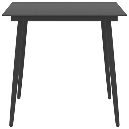 5-Delige Tuinset Zwart