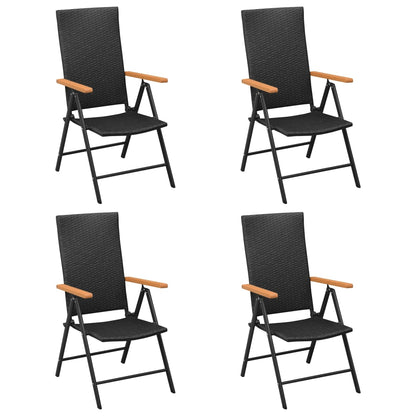 -Delige Tuinset Zwart En Bruin 5 150 cm tafellengte