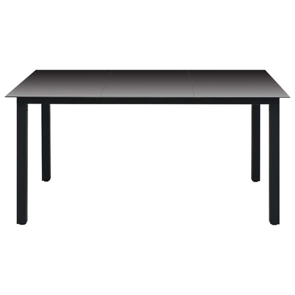 -Delige Tuinset Zwart En Bruin 5 150 cm tafellengte