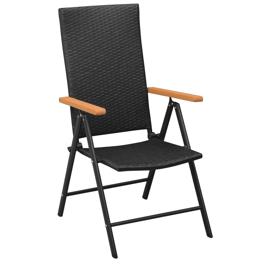 -Delige Tuinset Zwart En Bruin 7 150 cm tafellengte