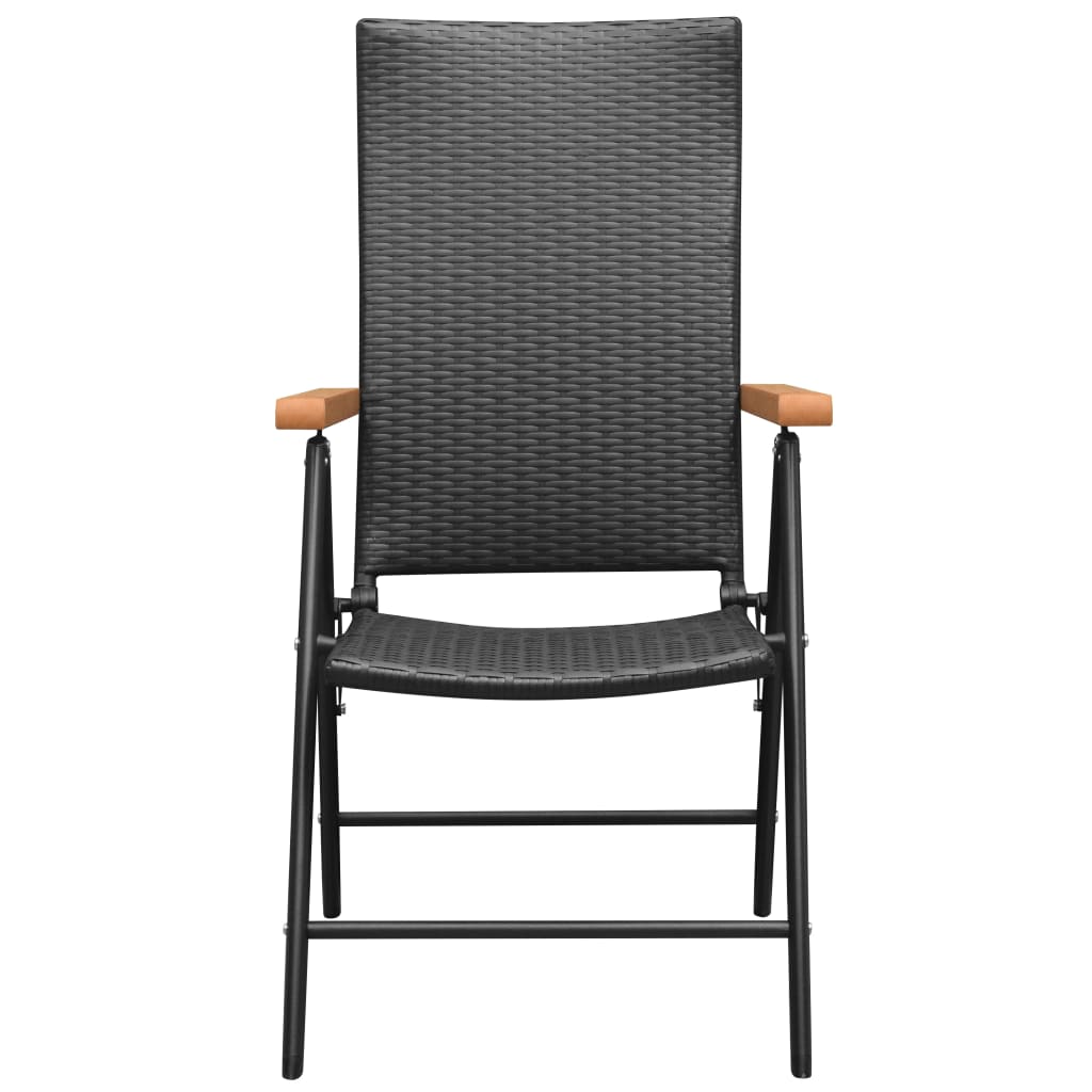 -Delige Tuinset Zwart En Bruin 7 150 cm tafellengte