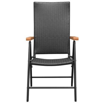 -Delige Tuinset Zwart En Bruin 7 150 cm tafellengte