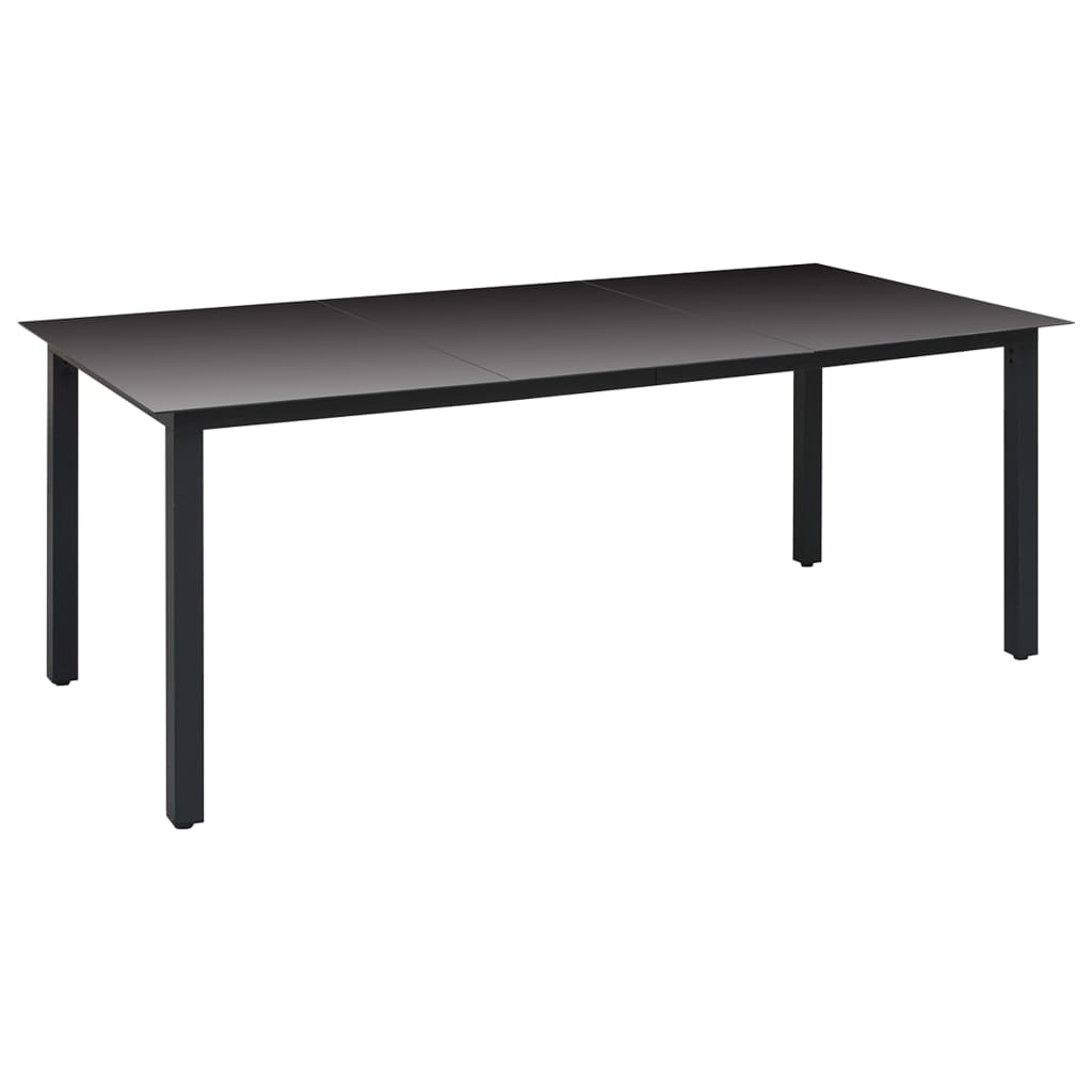 -Delige Tuinset Zwart En Bruin 7 190 cm tafellengte