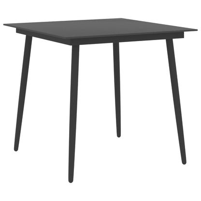 3-Delige Tuinset Zwart En Bruin