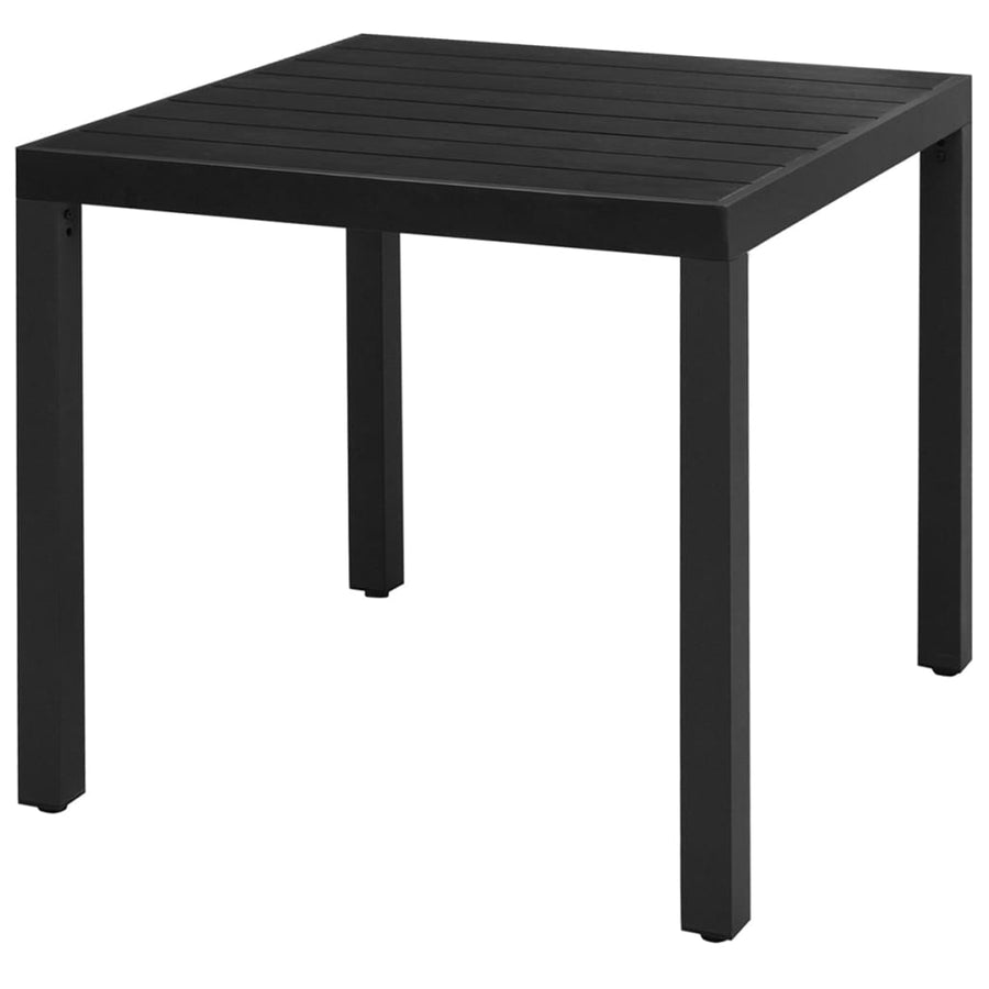 -Delige Tuinset Pvc-Rattan 3 79 cm tafellengte Zwart