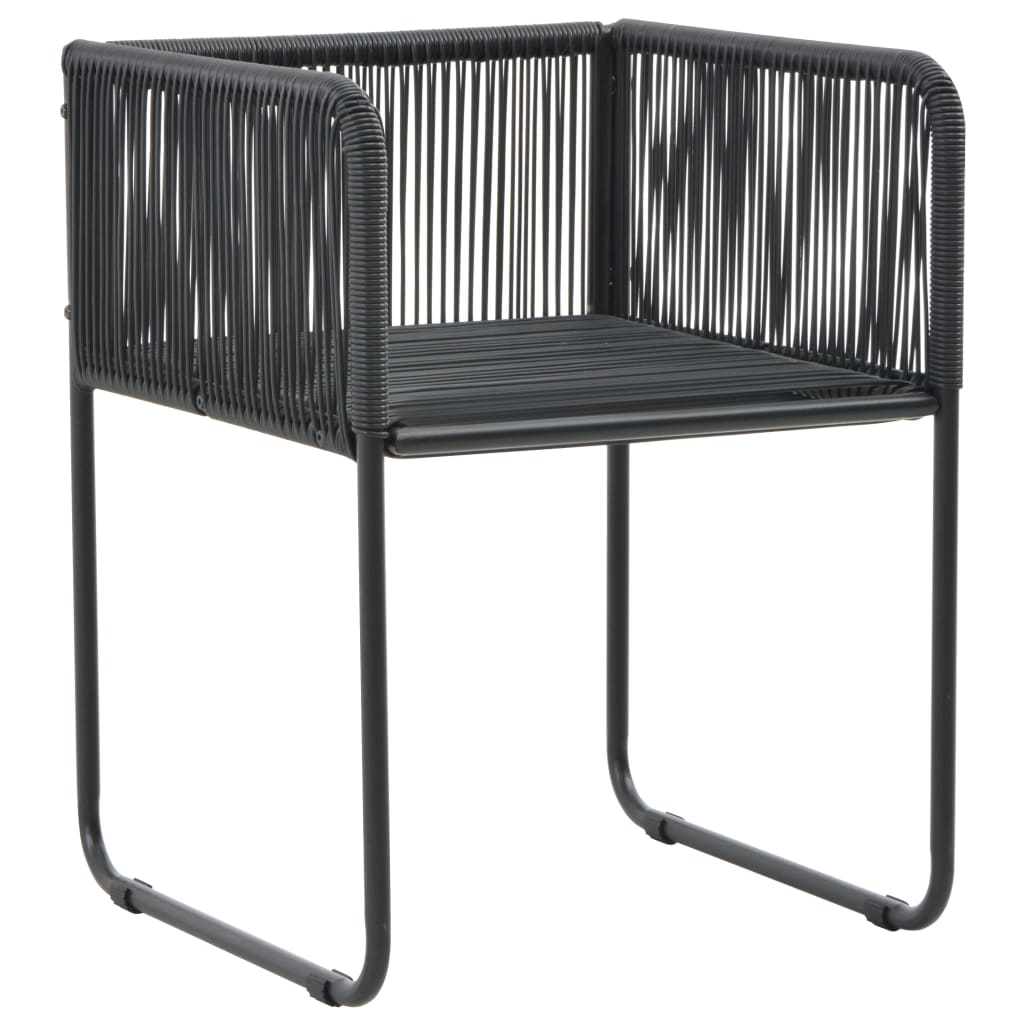 -Delige Tuinset Pvc-Rattan 5 79 cm tafellengte