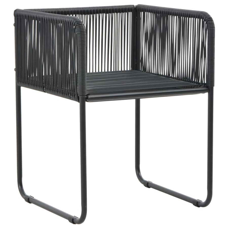 -Delige Tuinset Pvc-Rattan 5 79 cm tafellengte