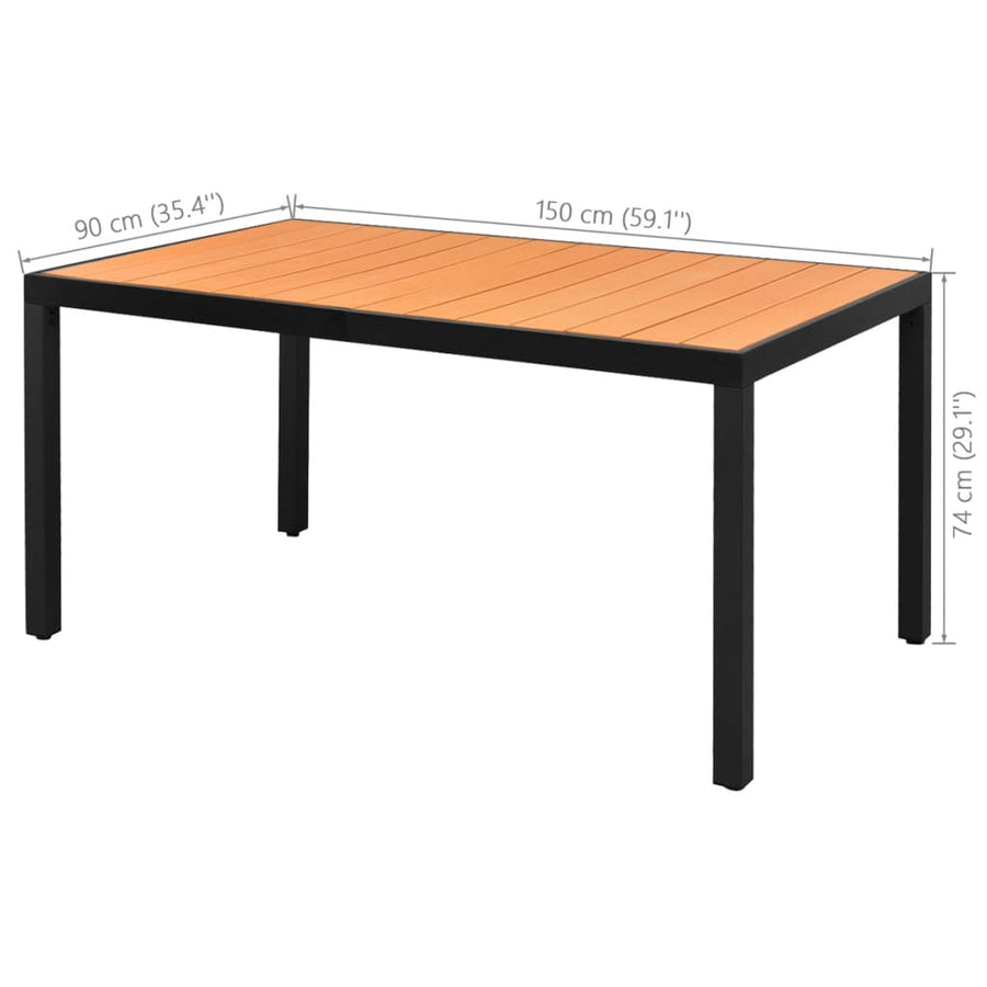 5-Delige Tuinset Pvc-Rattan 4