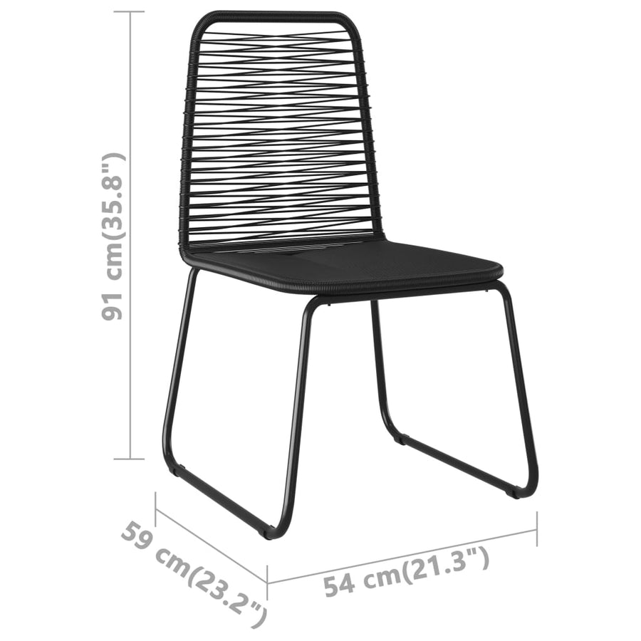 5-Delige Tuinset Pvc-Rattan 4