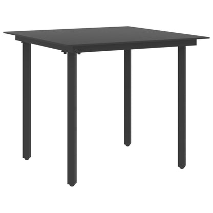 -Delige Tuinset Pvc-Rattan 3 80 cm tafellengte