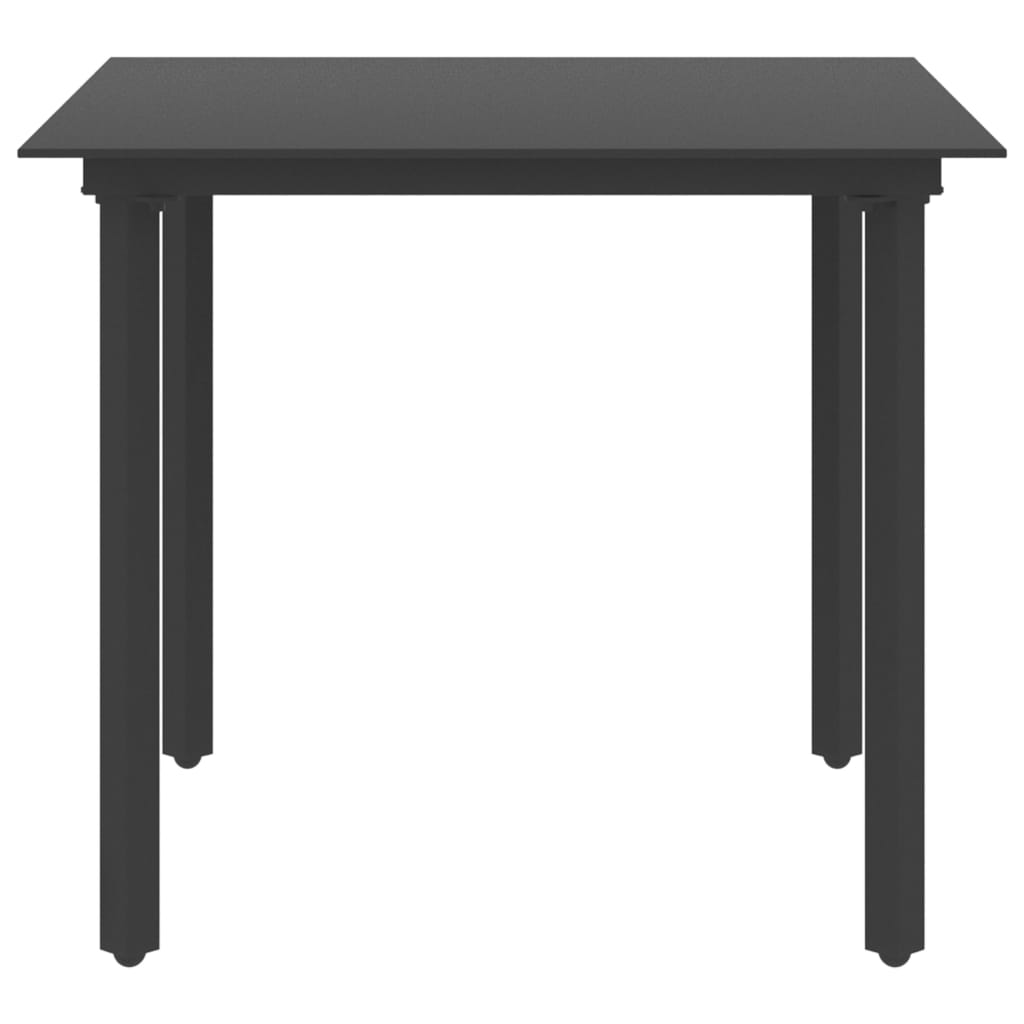 -Delige Tuinset Pvc-Rattan 3 80 cm tafellengte