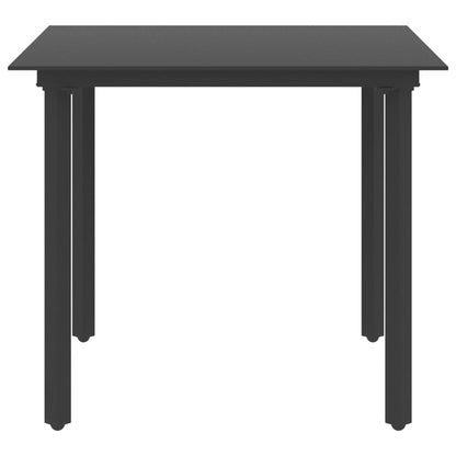 -Delige Tuinset Pvc-Rattan 3 80 cm tafellengte