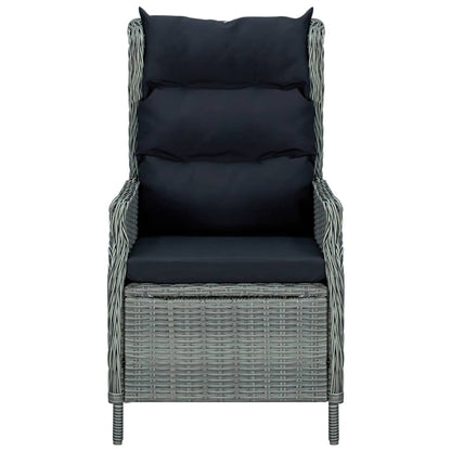 Tuinset Met Kussens Poly Rattan 9 Lichtgrijs en bruin
