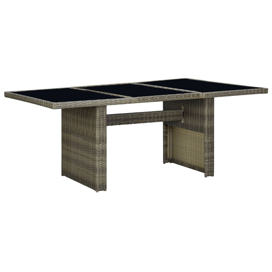 Tuinset Met Kussens Poly Rattan Bruin en zwart