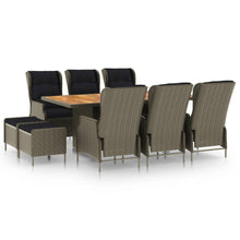 Tuinset Met Kussens Poly Rattan Bruin