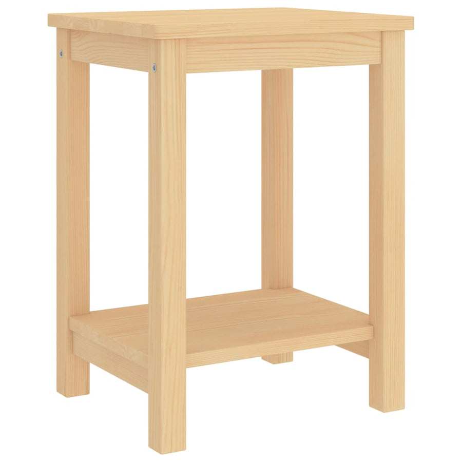 Nachtkastje 35X30X47 Cm Massief Grenenhout Naturel Lichthout