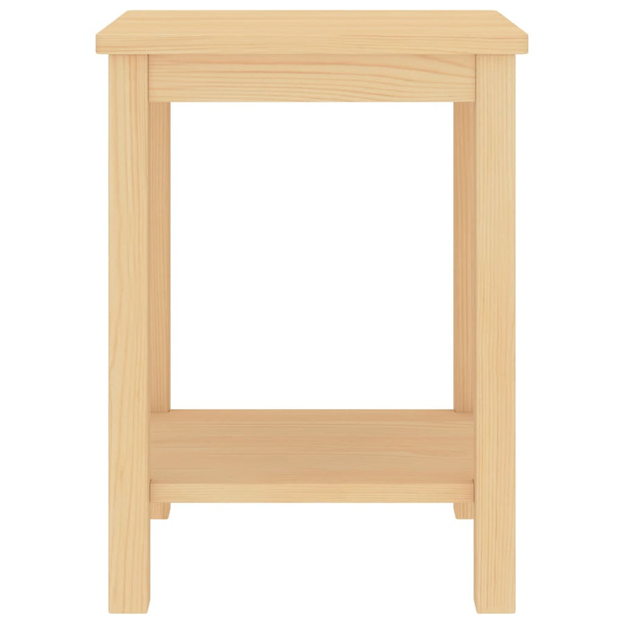 Nachtkastje 35X30X47 Cm Massief Grenenhout Naturel Lichthout