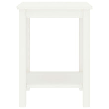 Nachtkastje 35X30X47 Cm Massief Grenenhout Wit