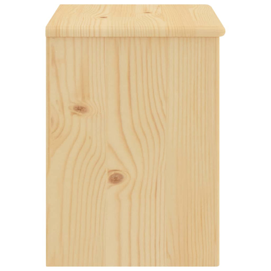 Nachtkastje 35X30X40 Cm Massief Grenenhout Naturel 1 Lichthout