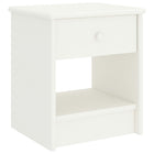 Nightstand 35x30x40 cm solid pine white