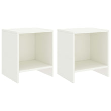 Nachtkastjes 2 st 35x30x40 cm massief grenenhout wit 2 Wit