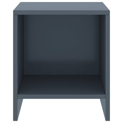 Nachtkastjes 2 st 35x30x40 cm massief grenenhout lichtgrijs 2 Lichtgrijs