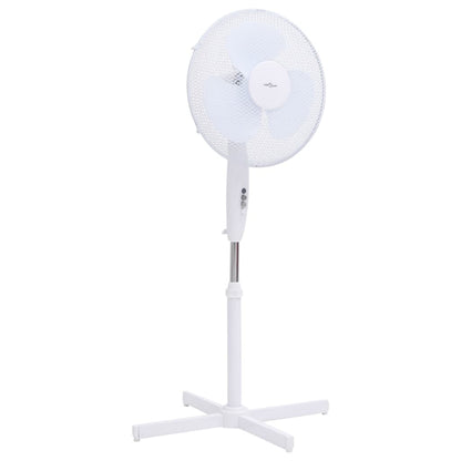 Staande ventilator ø 40 cm 120 cm wit
