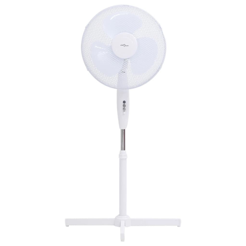 Staande ventilator ø 40 cm 120 cm wit