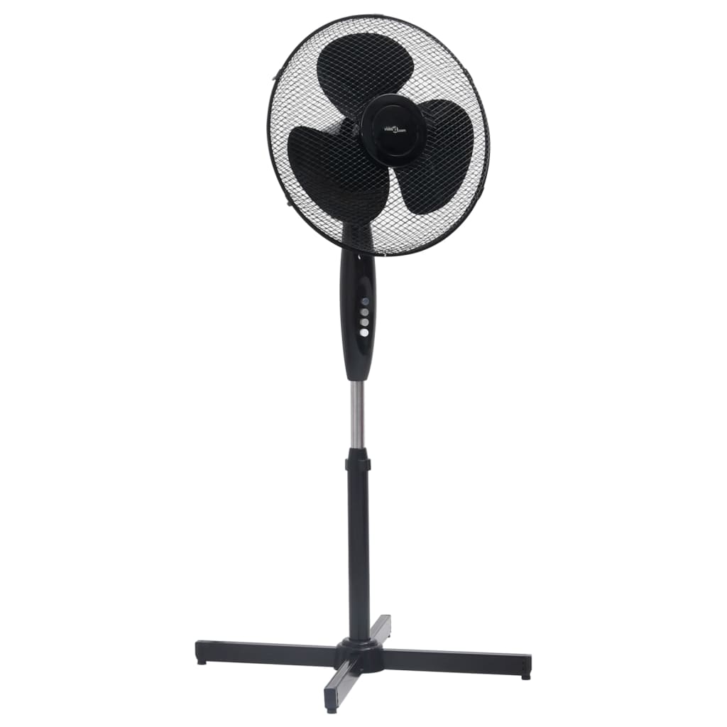 Staande ventilator ø 40 cm 120 cm zwart