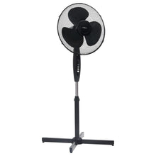 Staande ventilator ø 40 cm 120 cm zwart