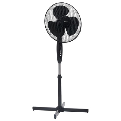 Staande ventilator ø 40 cm 120 cm zwart