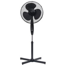 Staande ventilator ø 40 cm 120 cm zwart