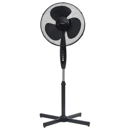 Staande ventilator ø 40 cm 120 cm zwart