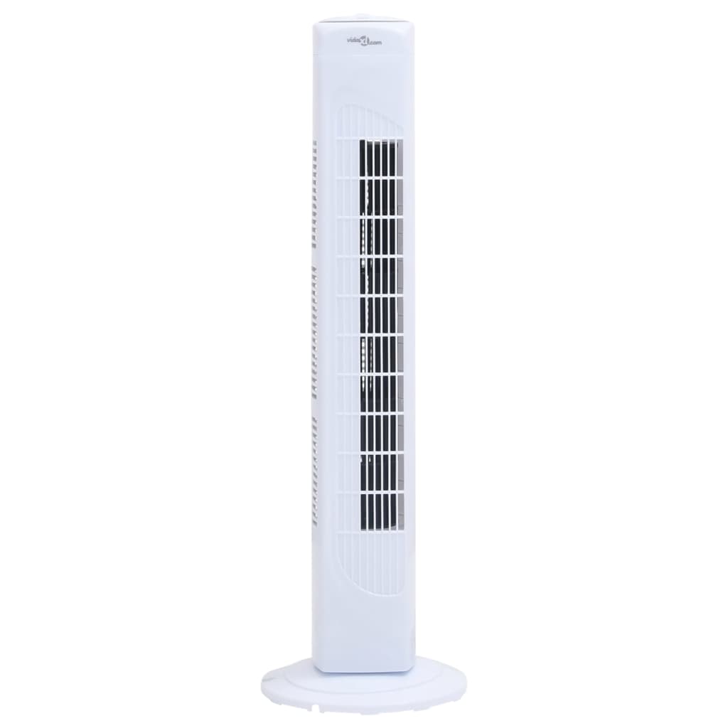Torenventilator ø24x80 cm wit