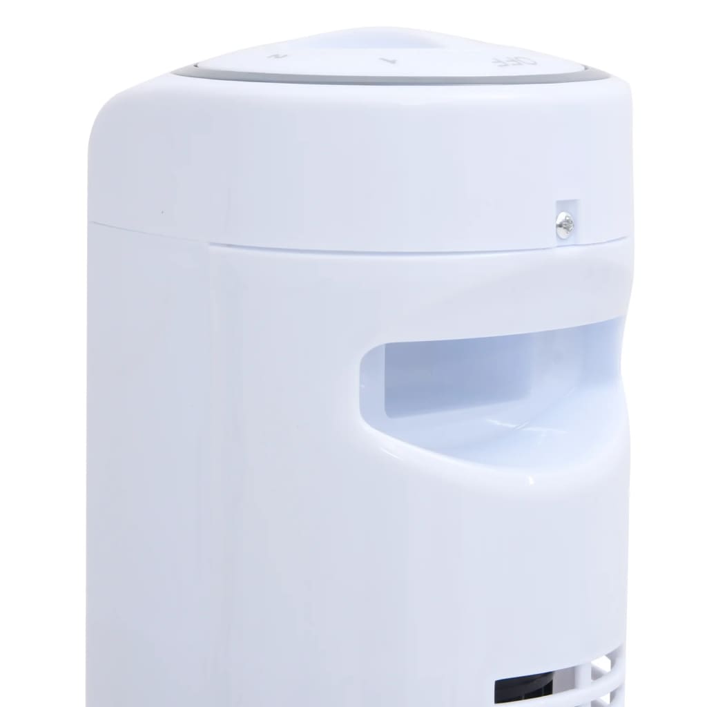 Torenventilator ø24x80 cm wit