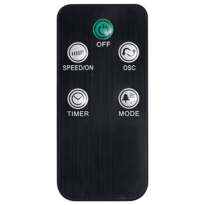 Torenventilator met afstandsbediening en timer ø24x80 cm wit