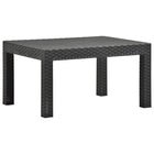 Tuintafel 58x58x41 cm polyrattan antraciet