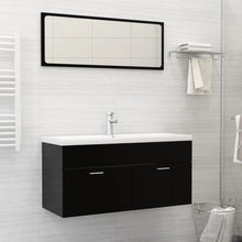 Inbouwwastafel met kraan 101x39x18 cm keramiek wit 101 x 39 x 18 cm