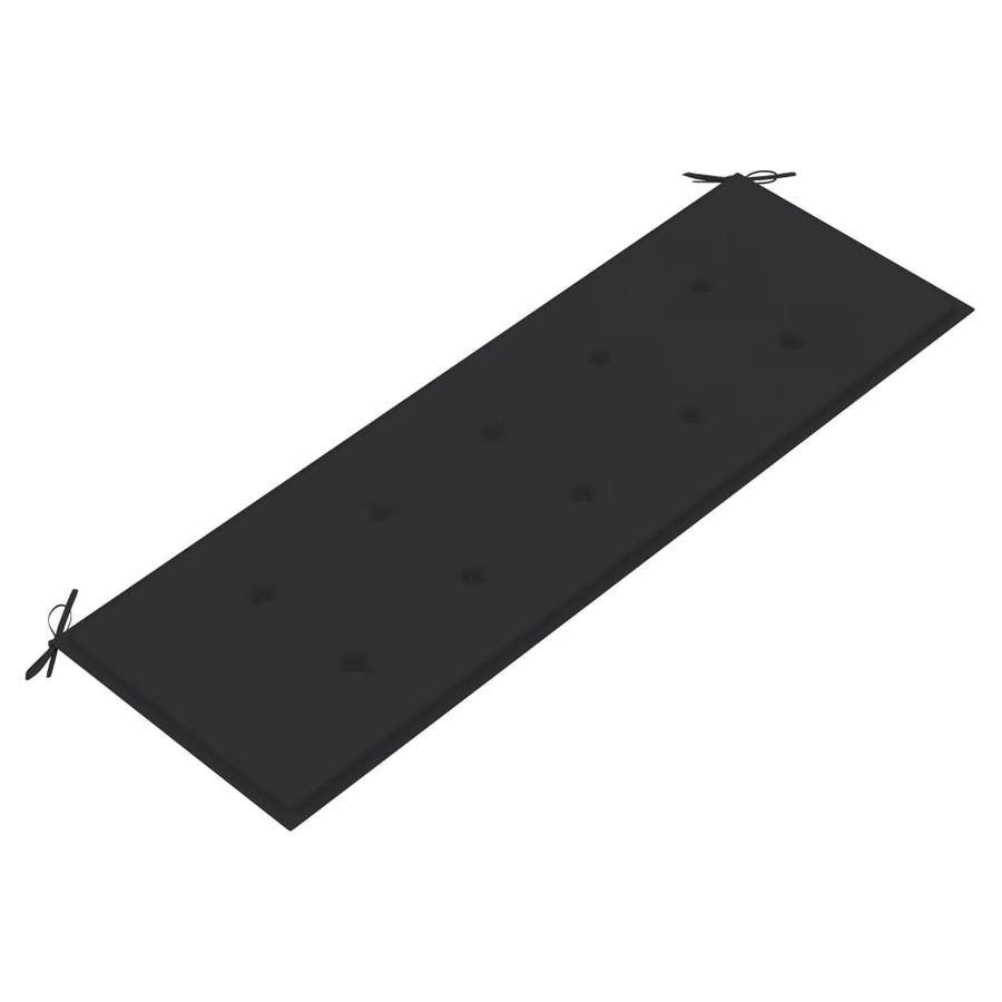 Tuinbank 3-Zits Met Kussen Massief Eucalyptushout 150 cm