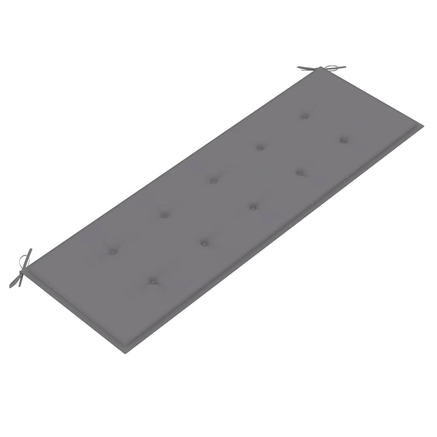 Tuinbank 3-Zits Met Kussen Massief Eucalyptushout 150 cm